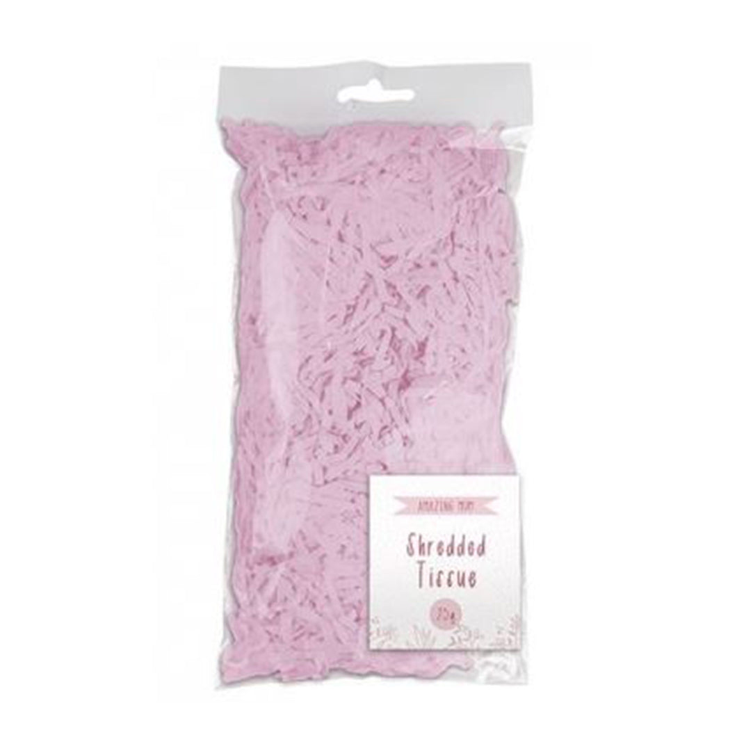 Tissue Paper Shredded 25g Pink