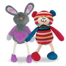 Load image into Gallery viewer, Chubleez Dog Toy Ruby Rabbit &amp; Tilly Teddy