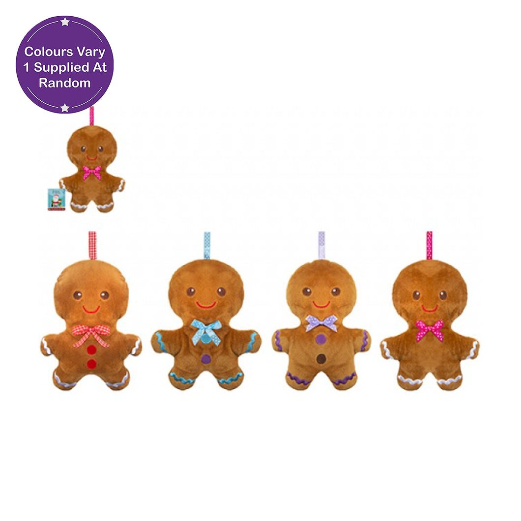 Gingerbread Mini Plush With Ribbon 20cm - Assorted