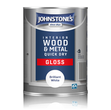 Load image into Gallery viewer, Johnstone&#39;s Quick Dry Gloss Paint - Brilliant White
