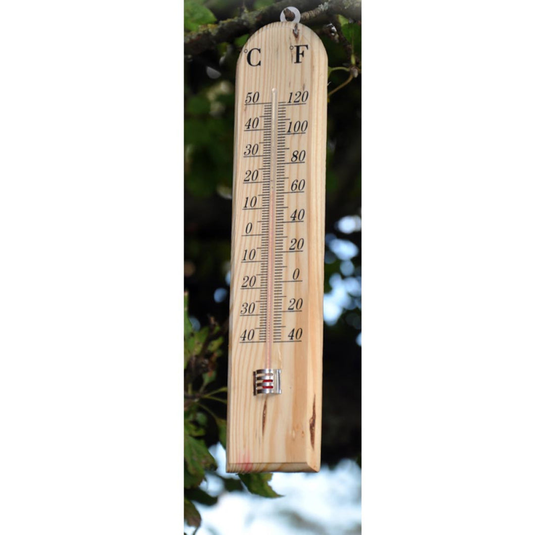 Shedmates Traditional Wooden Thermometer