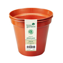 Load image into Gallery viewer, Kingfisher Plastic Plant Pots 18cm
