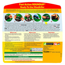 Load image into Gallery viewer, Roundup Fast Action Weedkiller Pump &#39;N Go Spray 5L
