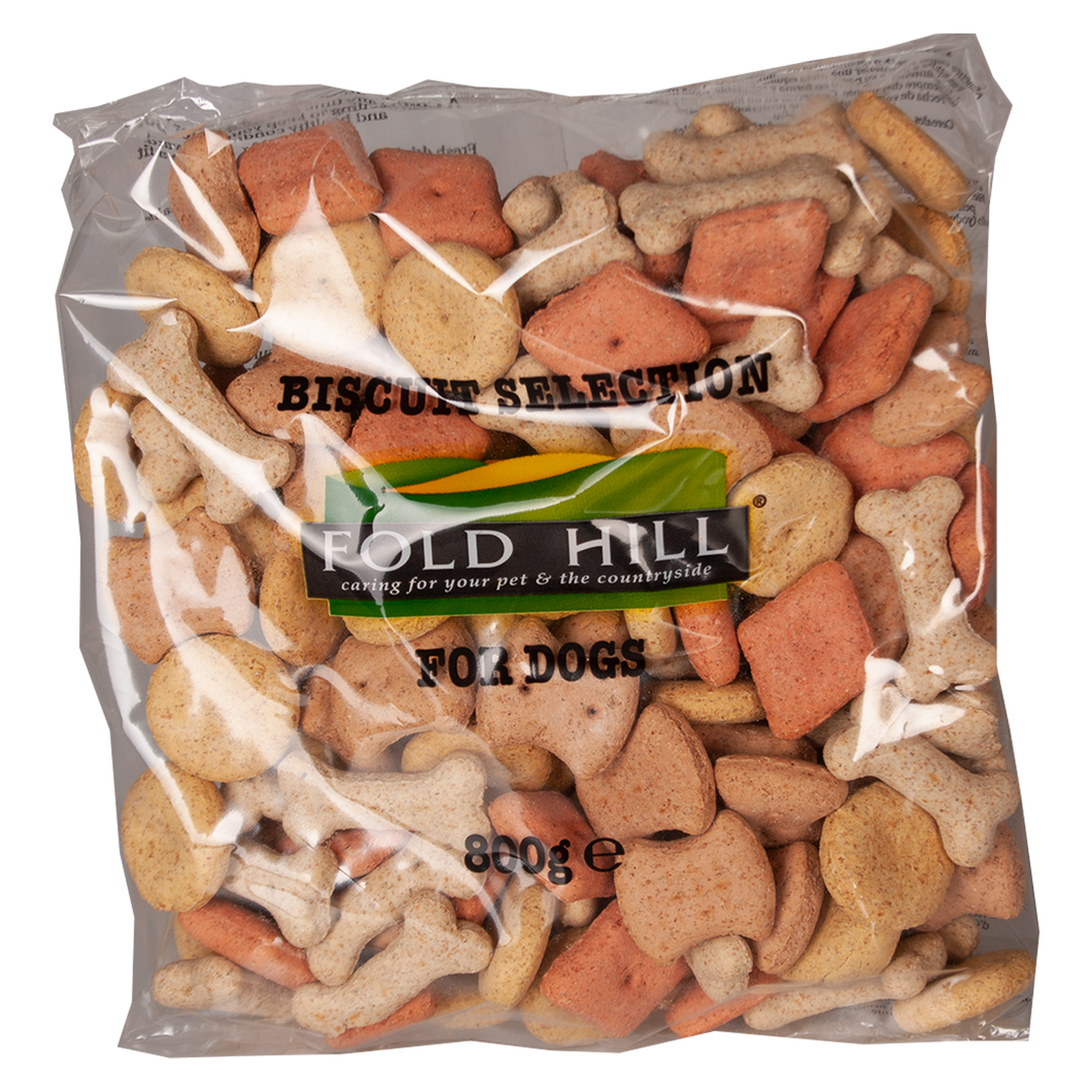 Fold Hill Biscuit Selection for Dogs 800g