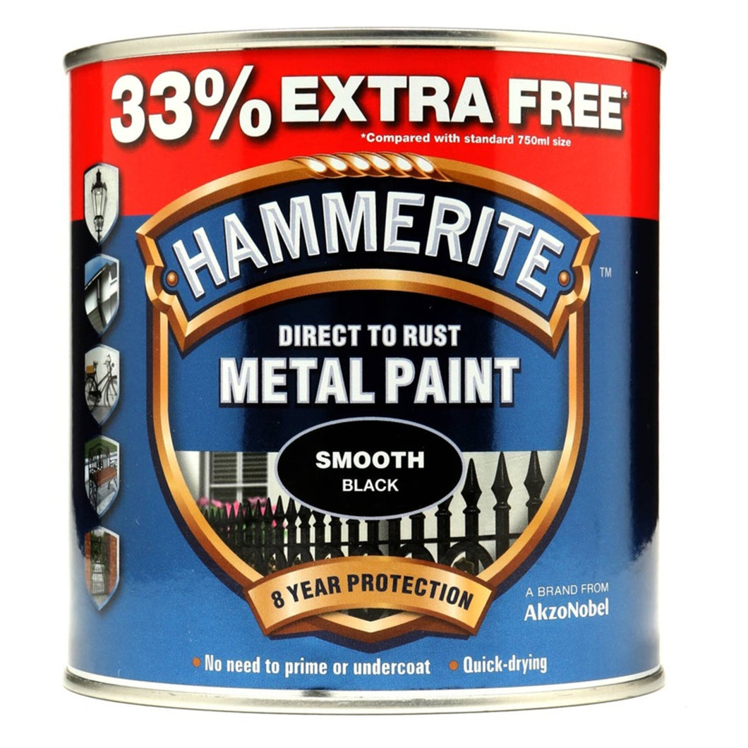 Hammerite Smooth Metal Paint 750ml