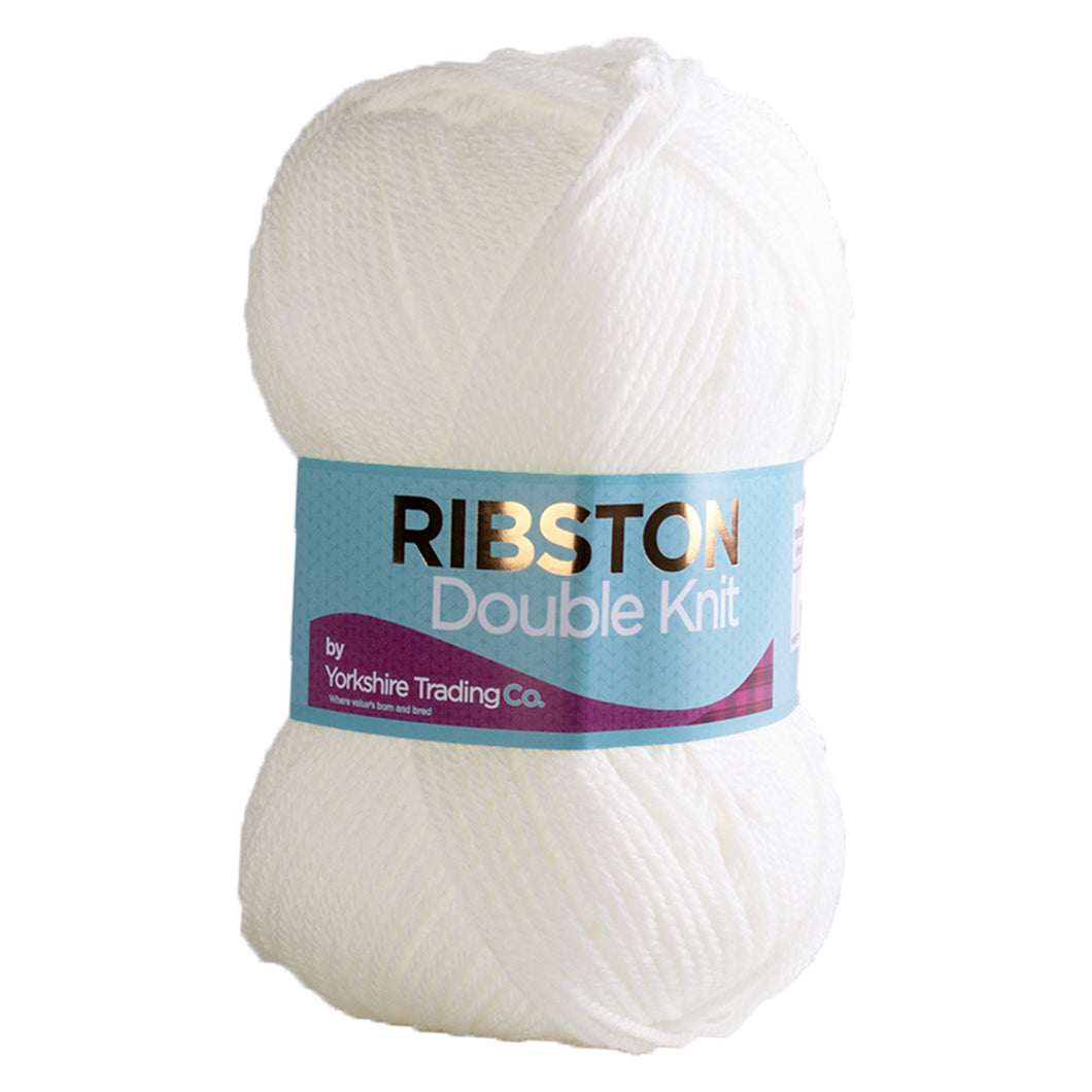 Ribston Double Knit Wool 100g White 01
