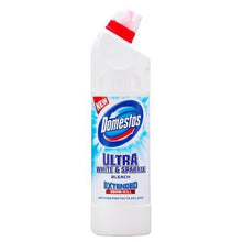 Load image into Gallery viewer, domestos ultra whit and sparkle bleach kill germs
