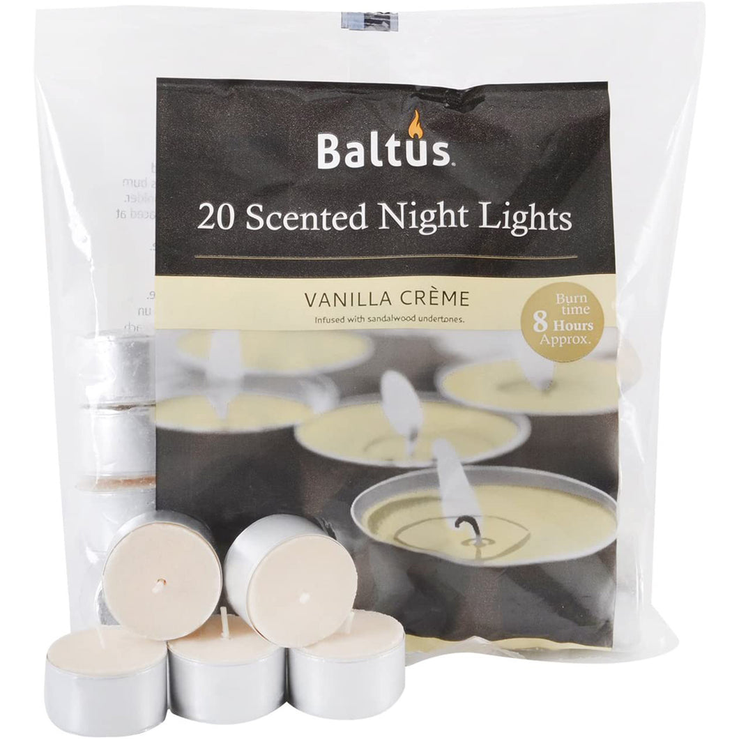 Baltus Vanilla Crème Scented Night Lights 20 Pack