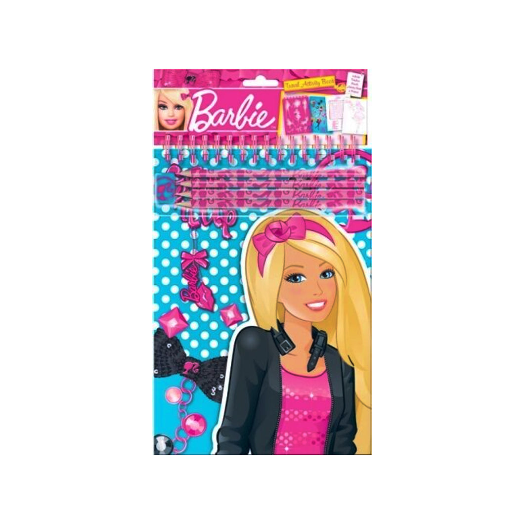 Barbie Travel Colouring Set