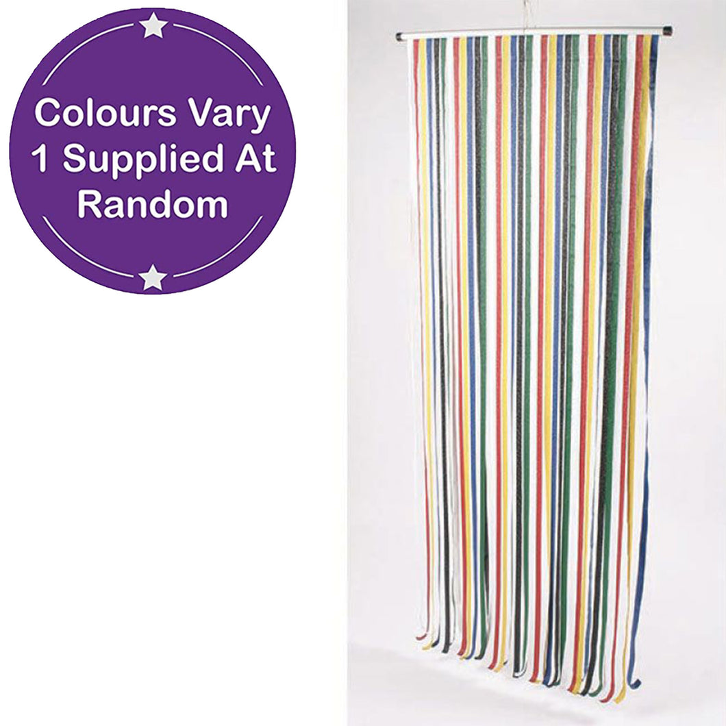 Multicoloured Heavy-duty Strip Blind 80cm Assorted