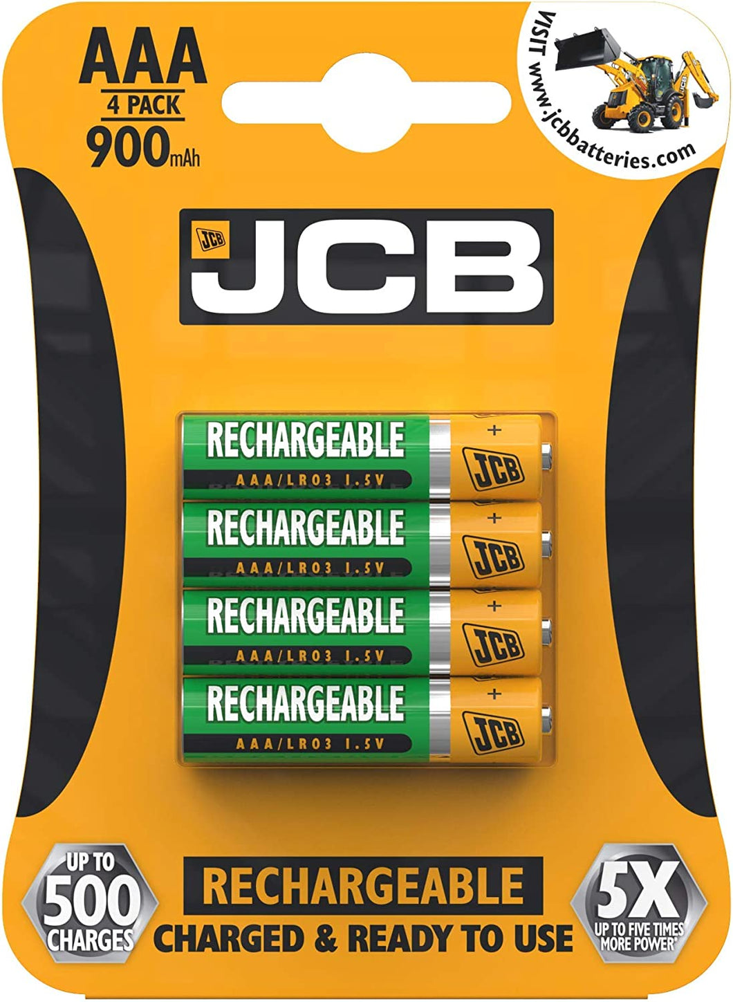 JCB Batteries AAA Rechargeable