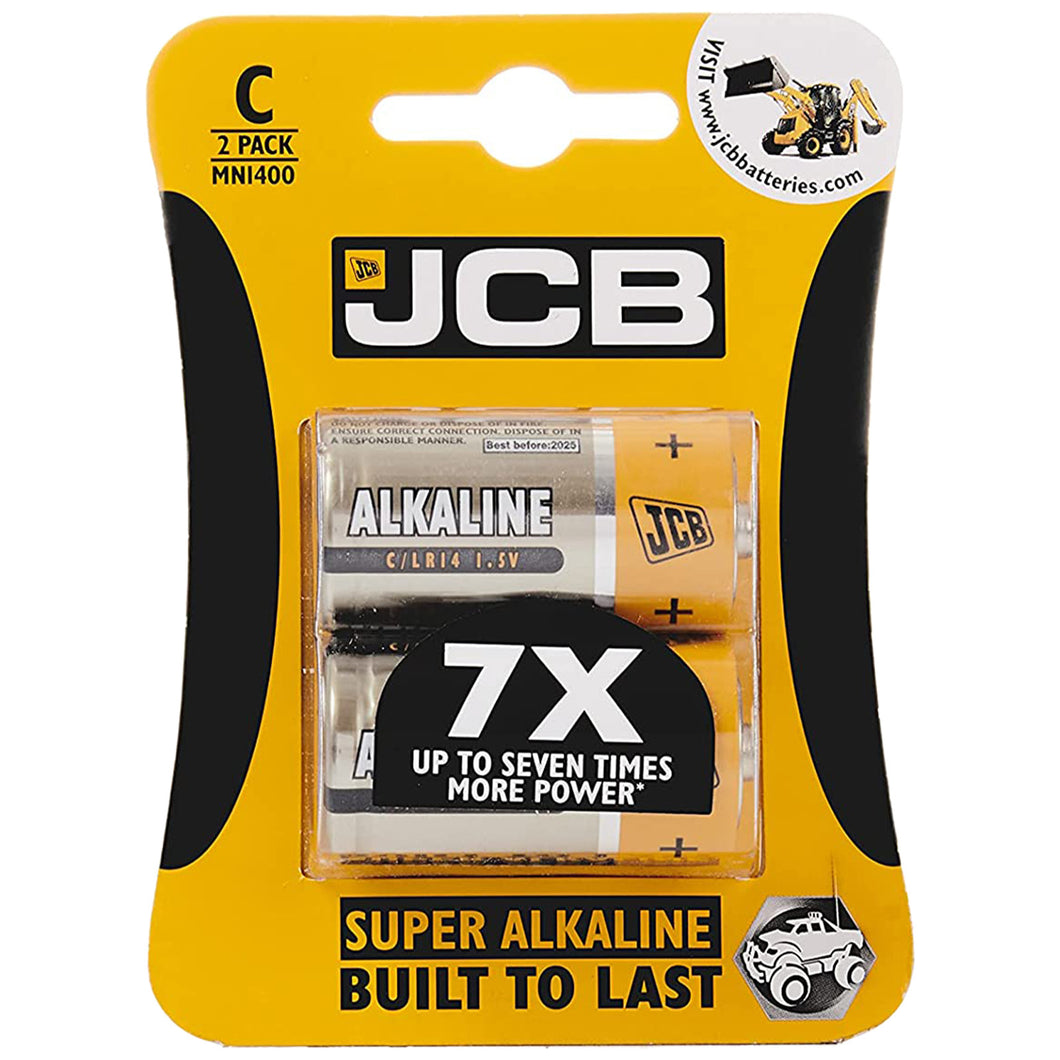 JCB C MNI400 Alkaline Batteries 2 Pack