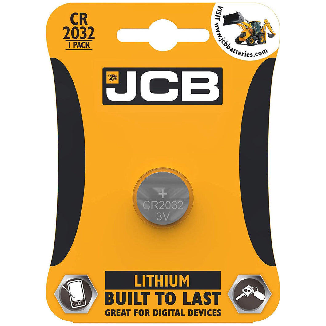 JCB Batteries CR2032 3V 1 Pack