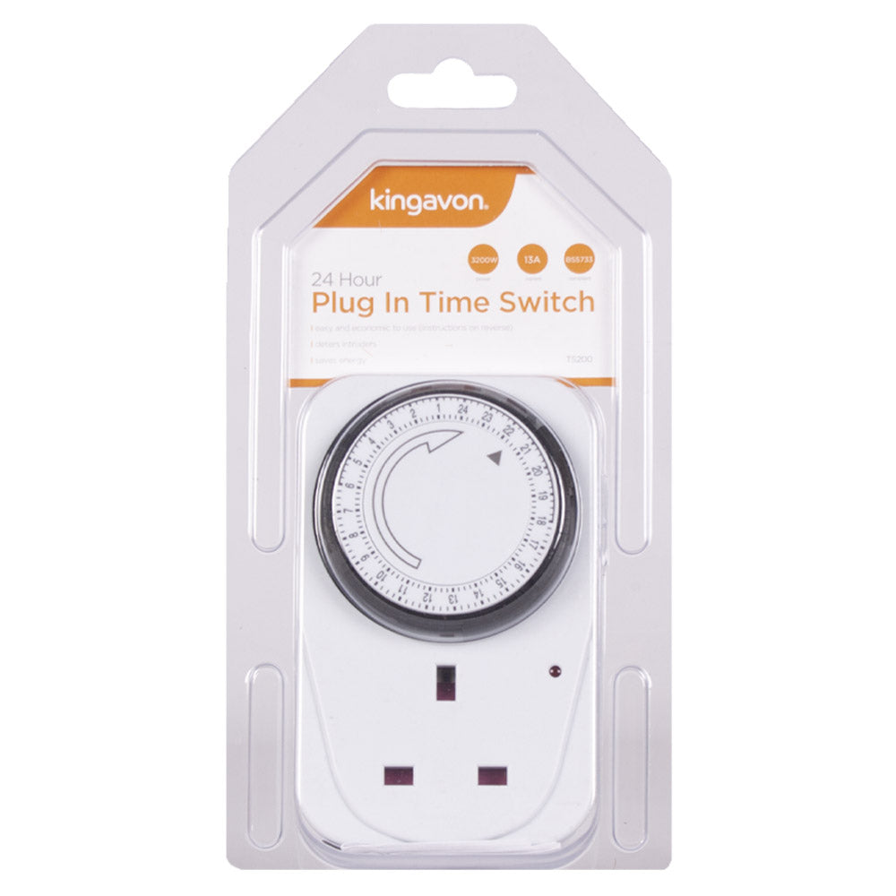 24 Hour Plug In Time Switch 