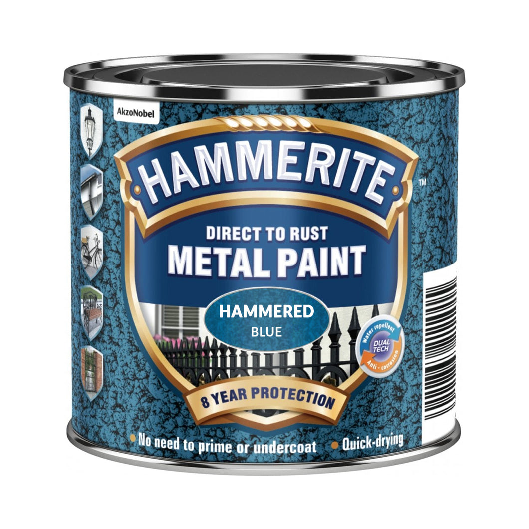 Blue - Hammered Metal Paint