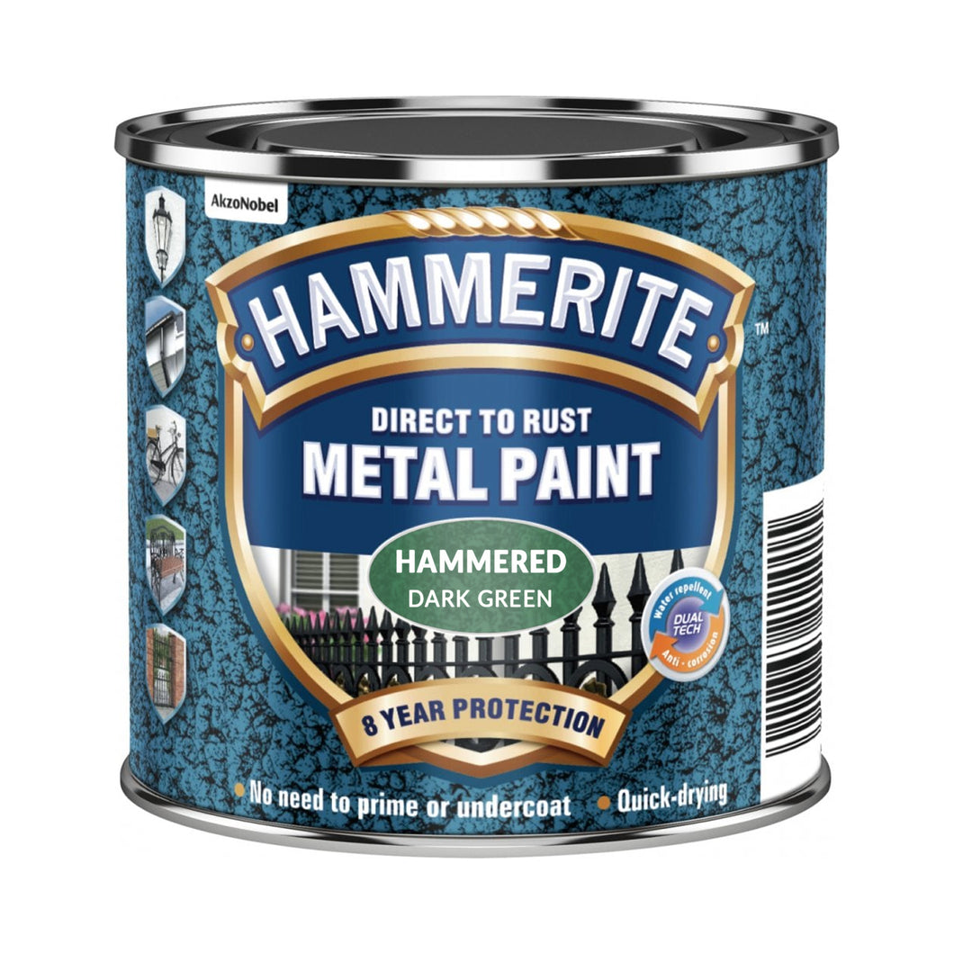 Dark Green - Hammered Metal Paint