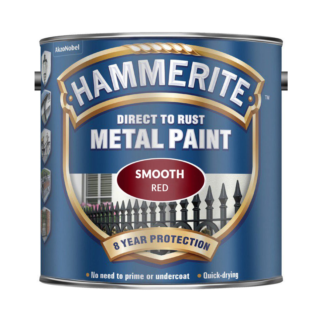Red - Smooth Metal Paint