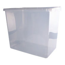 Load image into Gallery viewer, 80 Litre Clear Storage Box And Lid 5 Pack
