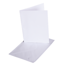 Load image into Gallery viewer, A5 White Cardstock with Envelopes - 5pk
