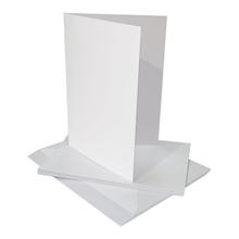 Load image into Gallery viewer, A5 Card Blanks 5pk - White
