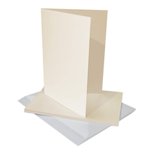 Load image into Gallery viewer, A5 Card Blanks 5pk - Cream
