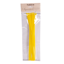 Load image into Gallery viewer, Habico Chenille Stems 30cm 10pk - Yellow
