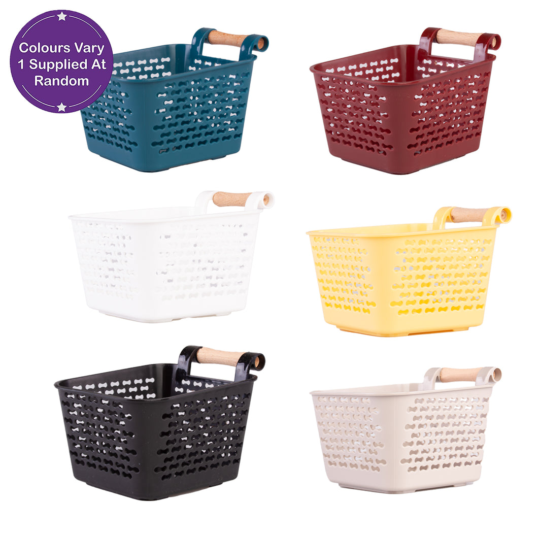 Multicoloured Easy Storage Baskets - 15 x 11 x 8cm
