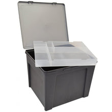 Load image into Gallery viewer, Wham Graphite Silver Home Office Plastic Storage Box
