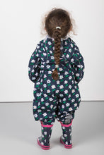 Load image into Gallery viewer, Daisy Navy - Junior Patterned Splash Suit
