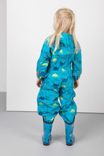 Load image into Gallery viewer, Dinosaur Blue - Junior Patterned Splash Suit
