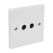 Load image into Gallery viewer, Status 2 Gang Co-Axial Socket
