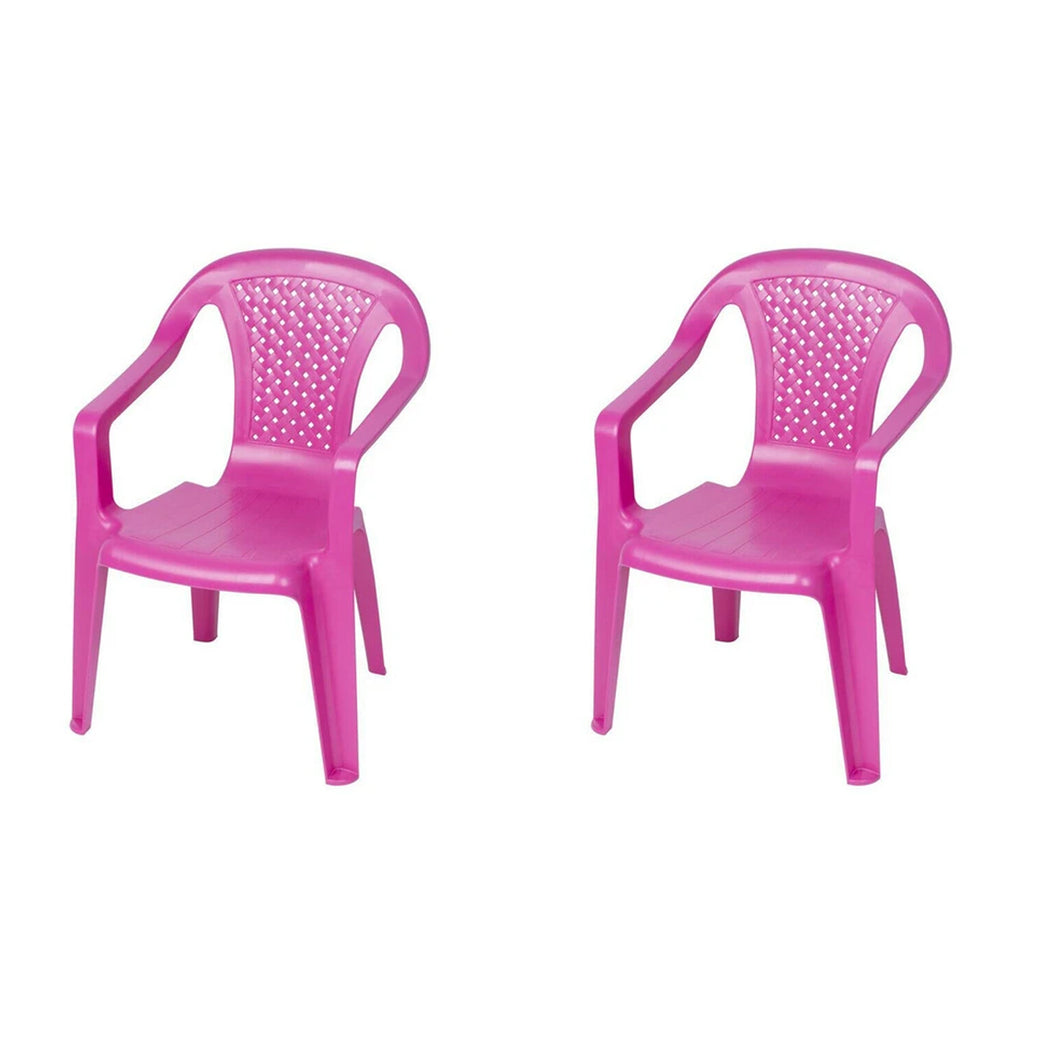 Children's Fuchsia  Garden Chairs