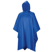 Load image into Gallery viewer, Highlander Lightweight Hooded Poncho Blue
