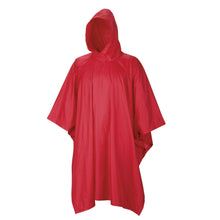 Load image into Gallery viewer, Highlander Lightweight Hooded Poncho Red
