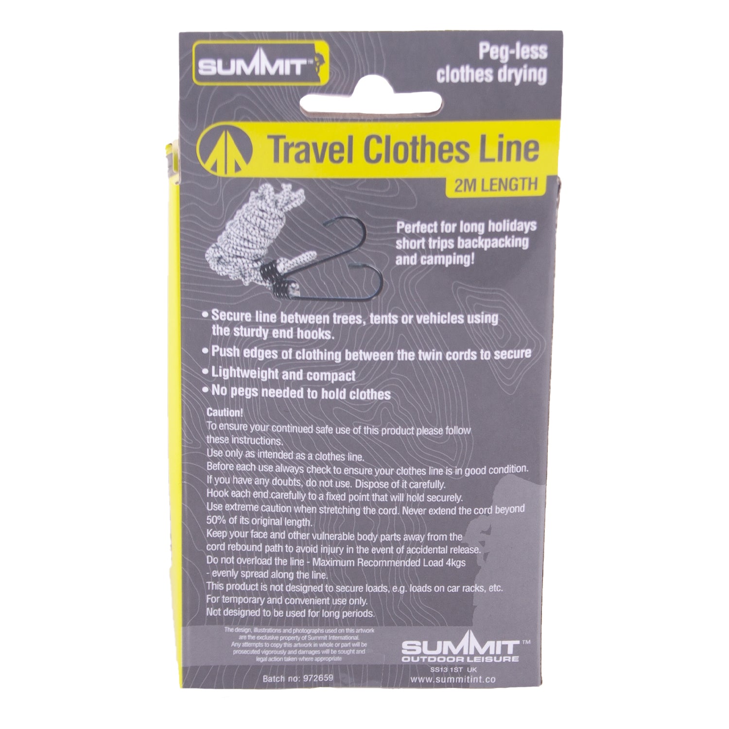 summit travel clothes line
