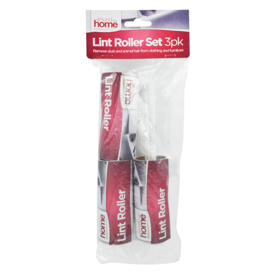 Lint Roller With 3 Refill Rolls