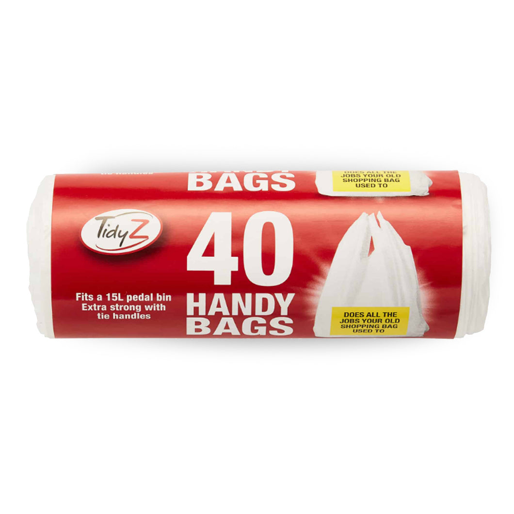 Tidyz Handy Bags 15L 40 Pack