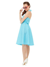 Load image into Gallery viewer, Smiffys Adults 50S Pin Up Costume Blue  
