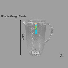 Load image into Gallery viewer, Bello Dimple Drinks Pitcher 2L