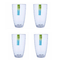 Load image into Gallery viewer, Bello Dimple Plastic Tall Tumbler 4pk
