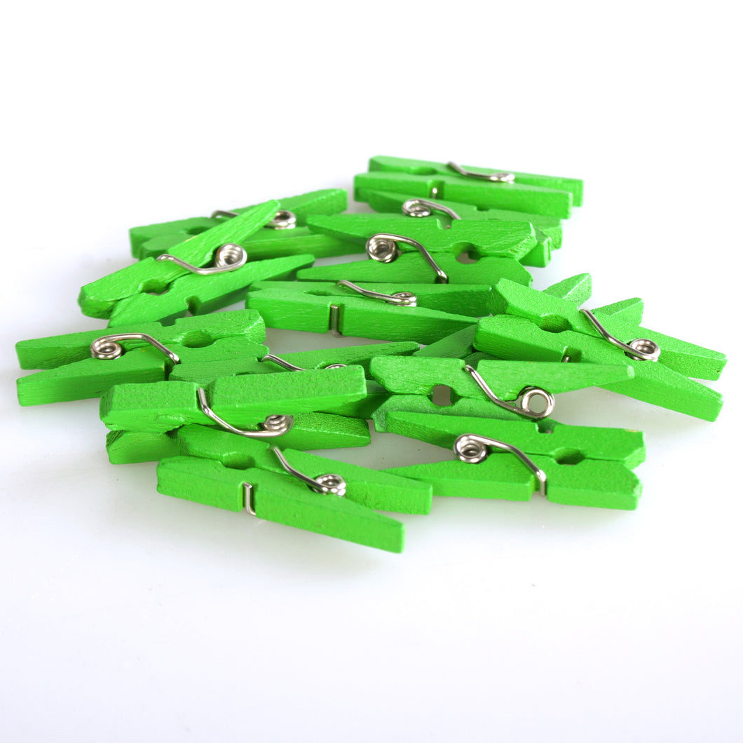 Habico Green Mini Pegs 36 Pack