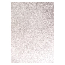 Load image into Gallery viewer, A4 Glitter Foam Sheet - Silver (Glitter Front)
