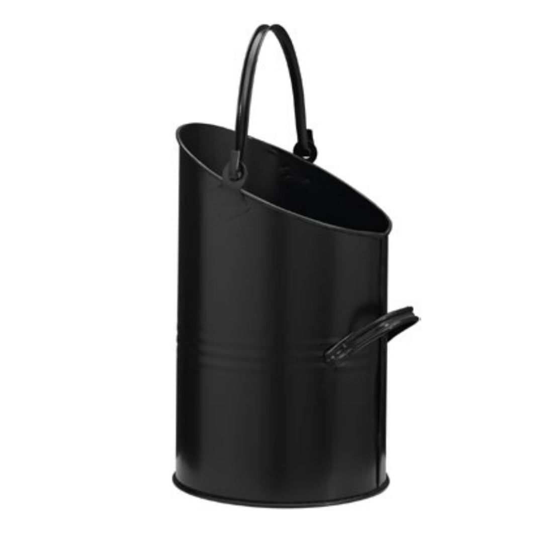 Black Ellipse Coal Hod Bucket 16''