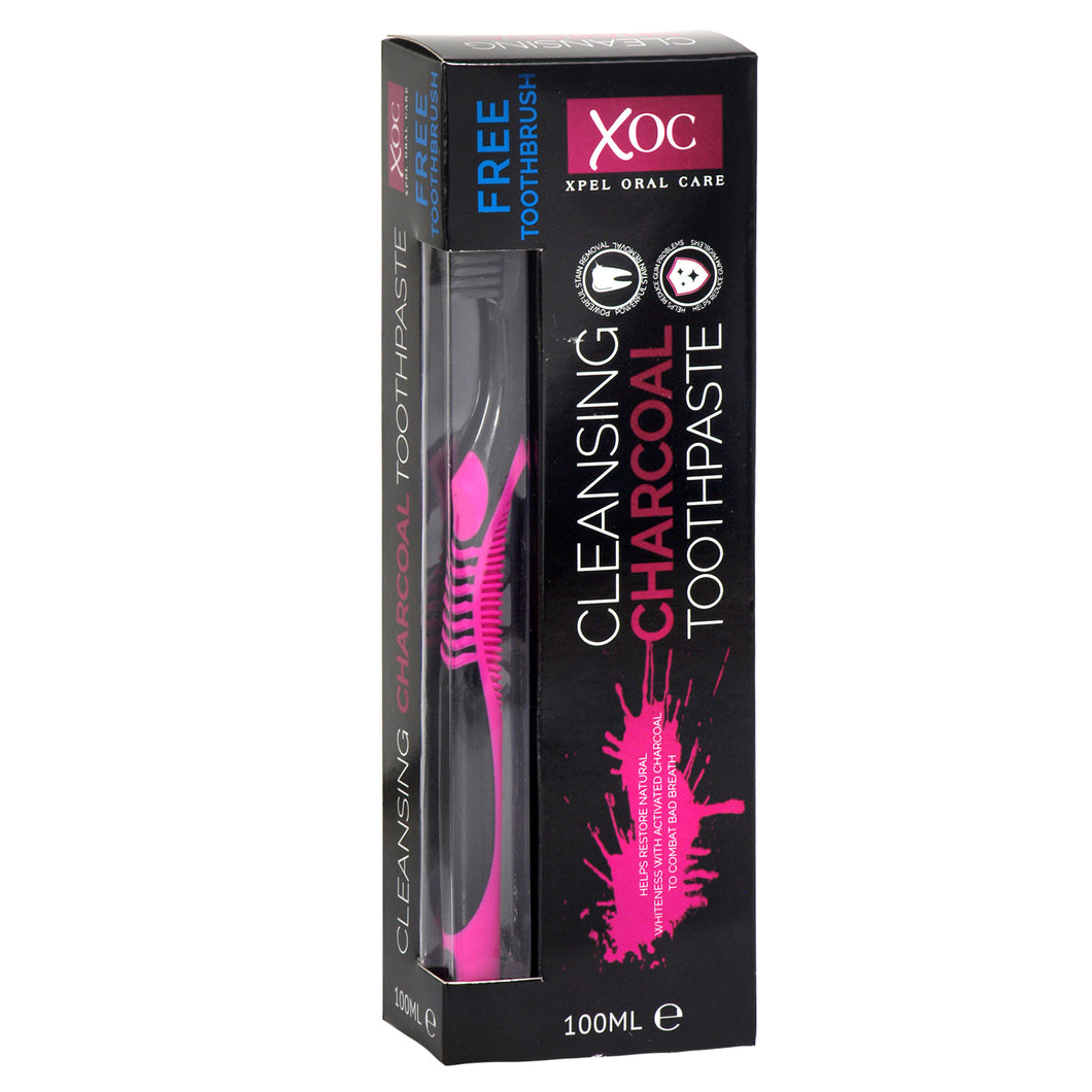 Charcoal Toothpaste & Toothbrush