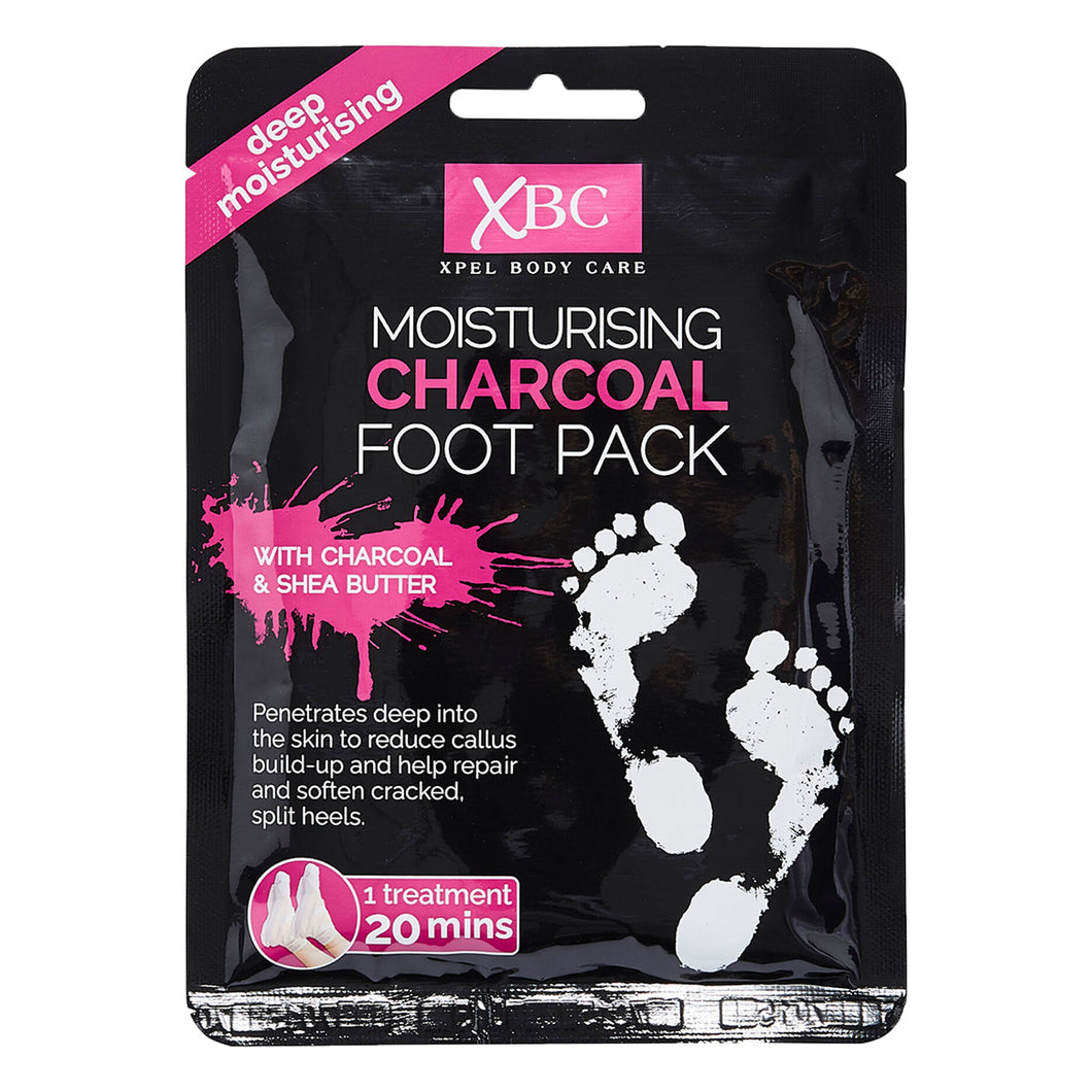 XBC Moisturising Charcoal Foot Pack 1 Pair