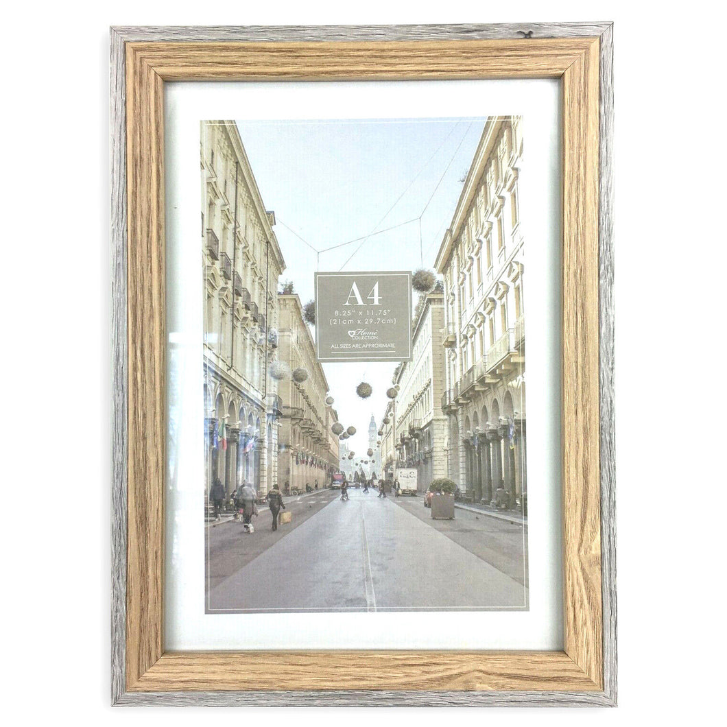Home Collection Two Tone A4 Picture Frame