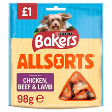 Load image into Gallery viewer, Bakers Allsorts Chicken, Beef And Lamb 98g
