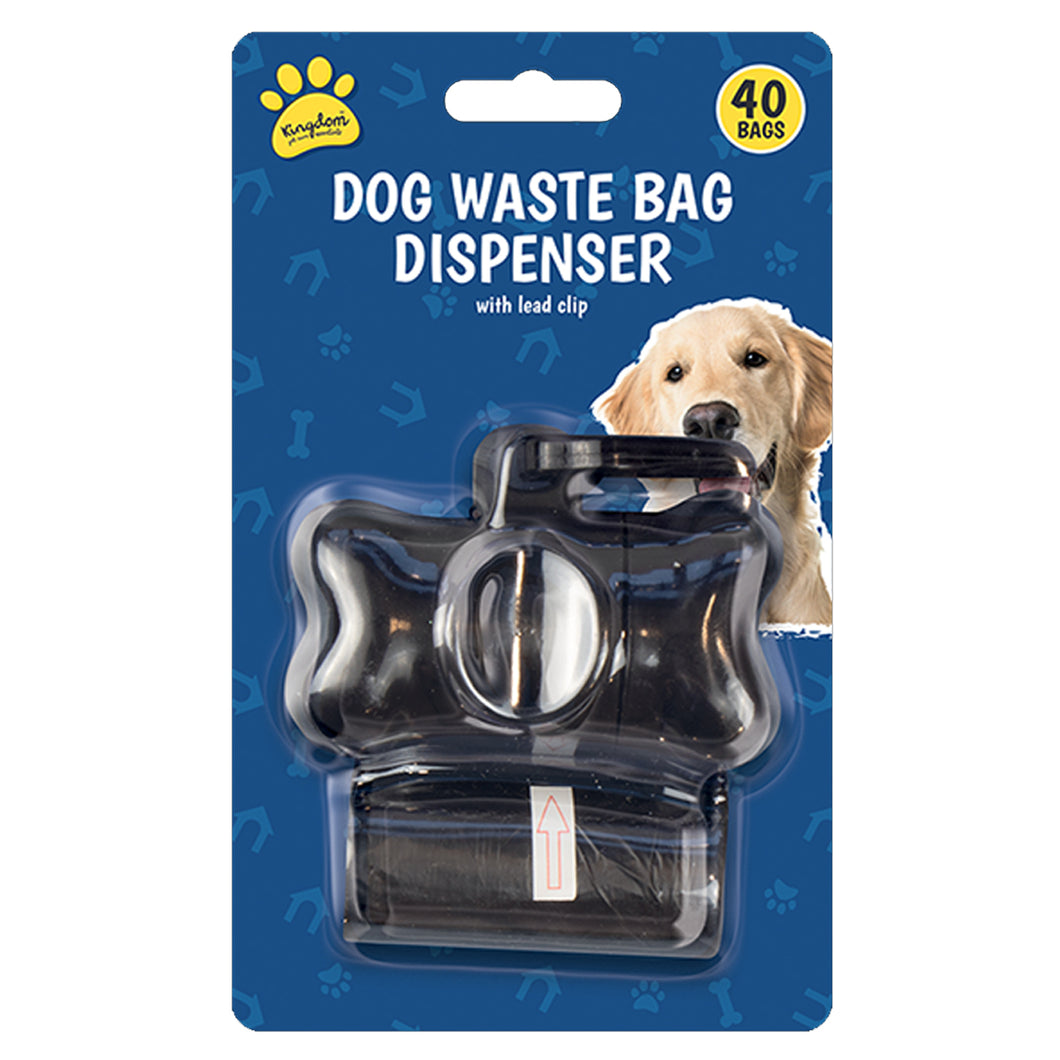 Kingdom Dog Poo Bag Dispenser With 40 Bags