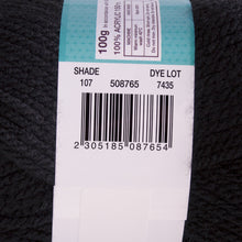 Load image into Gallery viewer, Ribston Chunky Knit Wool 100g Black 107
