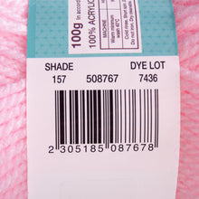 Load image into Gallery viewer, Ribston Chunky Knit Wool 100g Baby Pink 157
